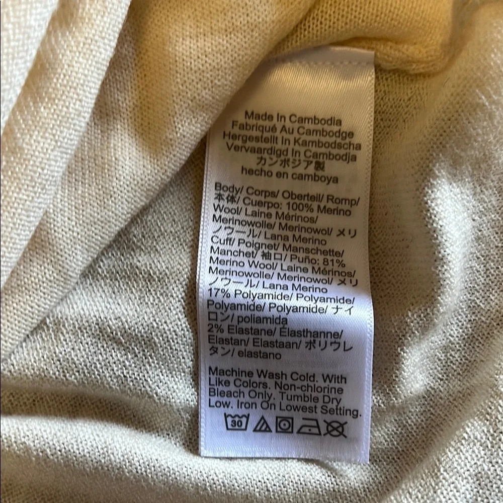 J.Crew Women’s Cream Knit Top – Classic Short Sleeve Sweater Style, Size S NWT - Picture 5 of 10